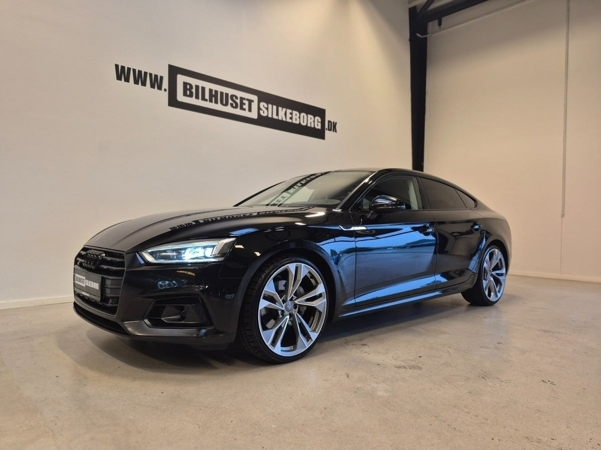 Sort Audi A5 fra 2018