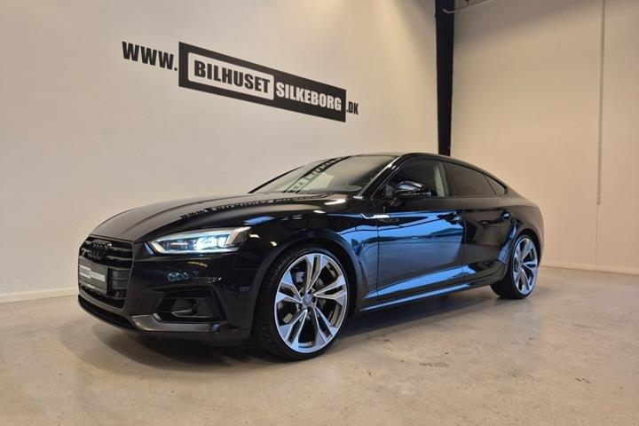 Sort Audi A5 fra 2018