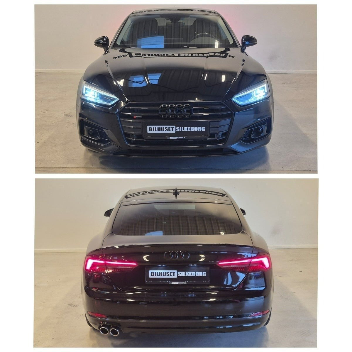 Sort Audi A5 fra 2018
