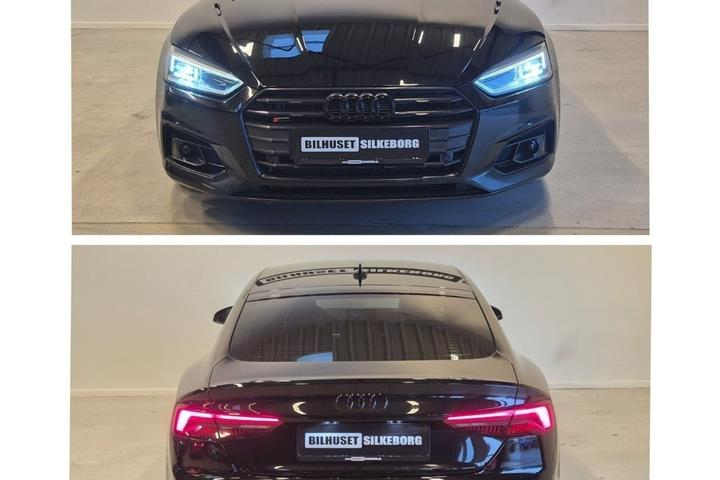 Sort Audi A5 fra 2018