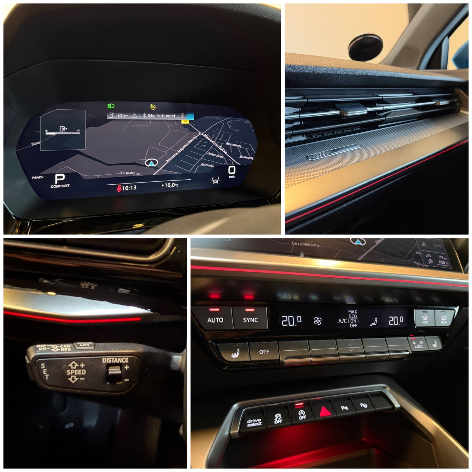 Hvid Audi A3 fra 2021