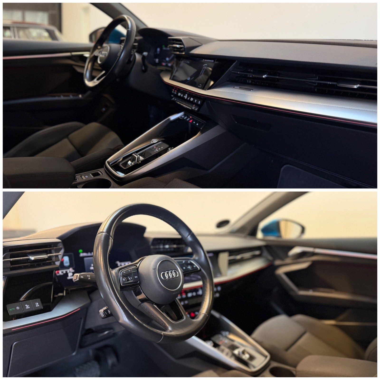 Hvid Audi A3 fra 2021