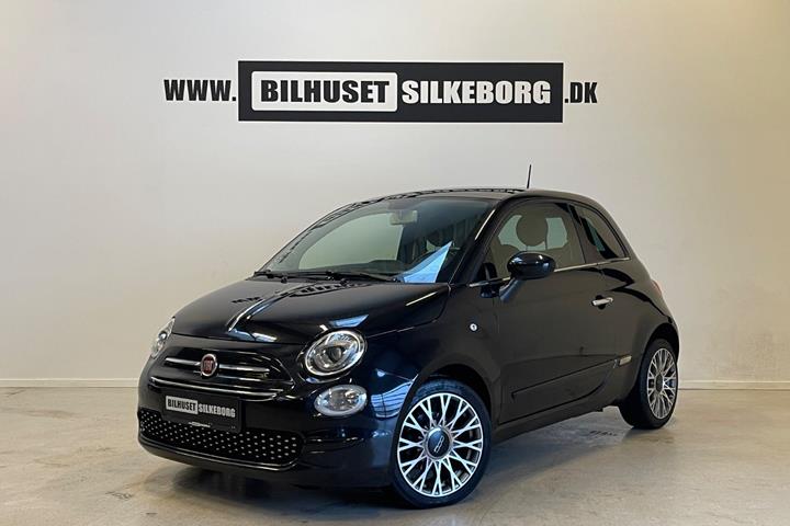 Grå Fiat 500 fra 2018