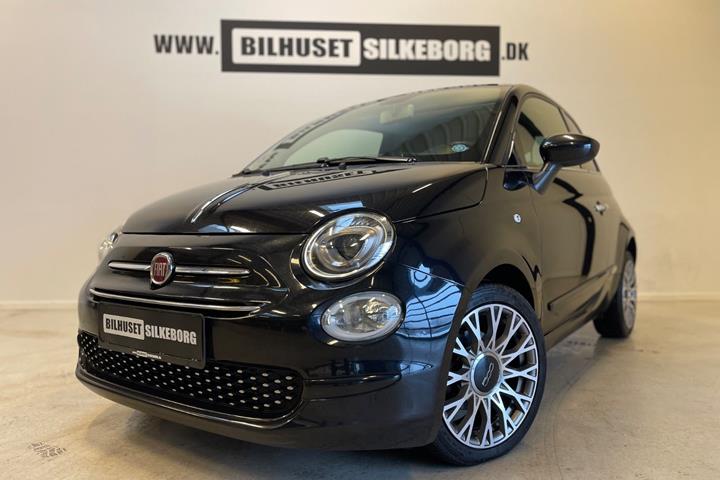 Grå Fiat 500 fra 2018