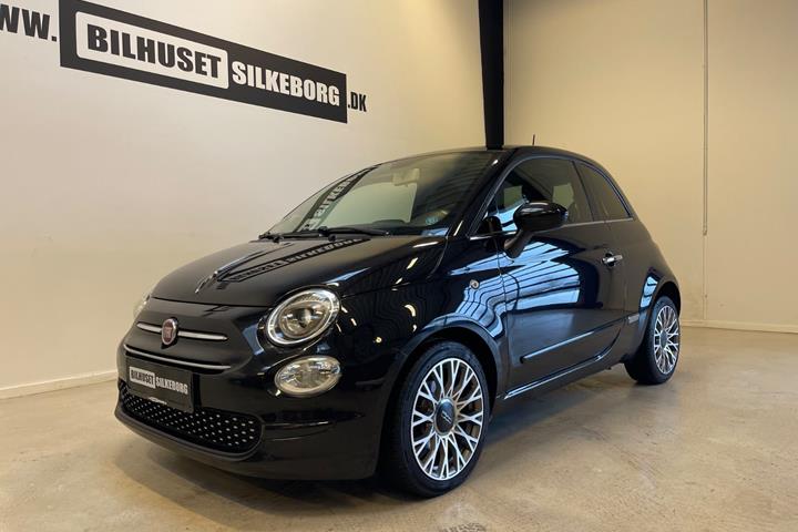Grå Fiat 500 fra 2018