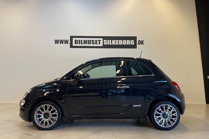Grå Fiat 500 fra 2018