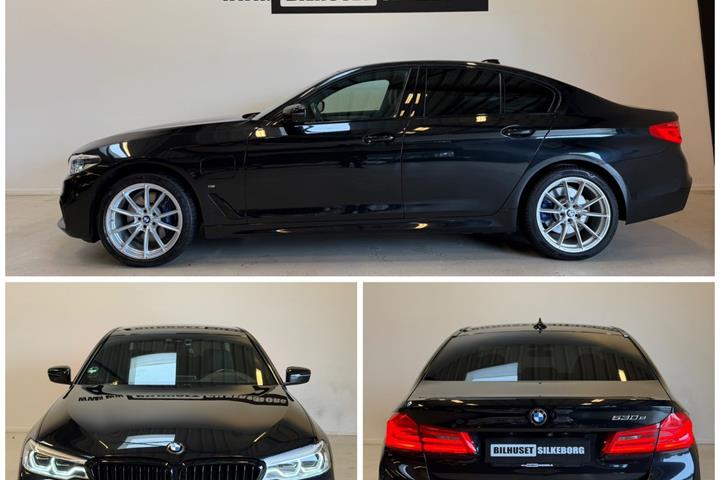 Sort BMW 530e fra 2020