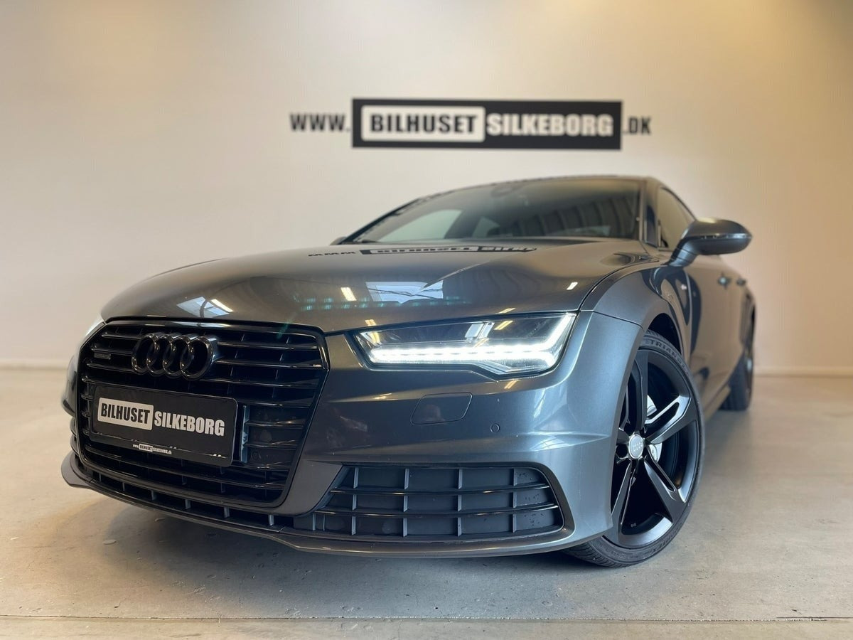 Grå Audi A7 fra 2015