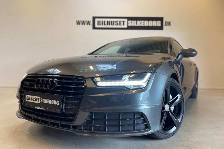 Grå Audi A7 fra 2015