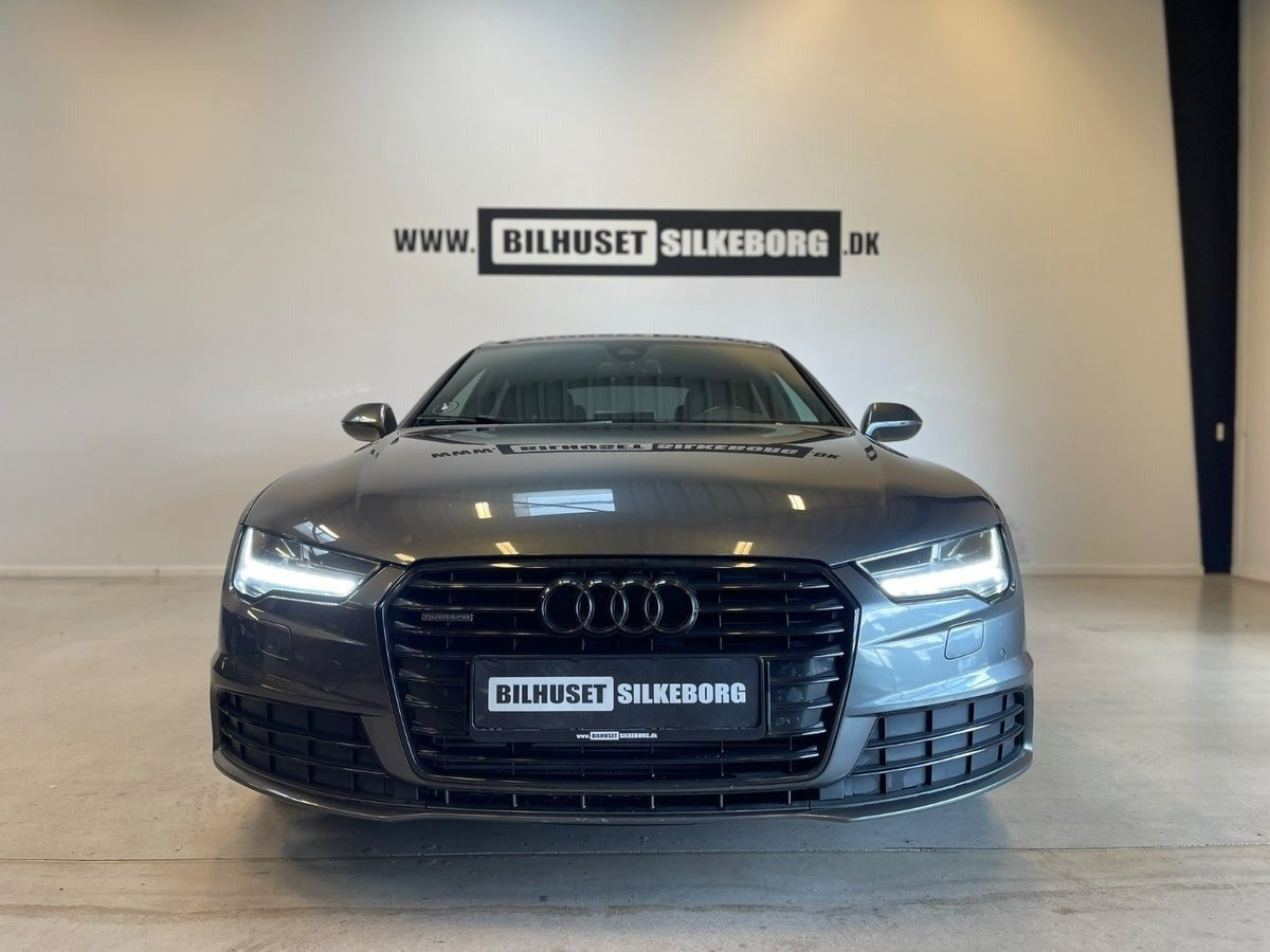 Grå Audi A7 fra 2015