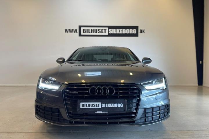 Grå Audi A7 fra 2015