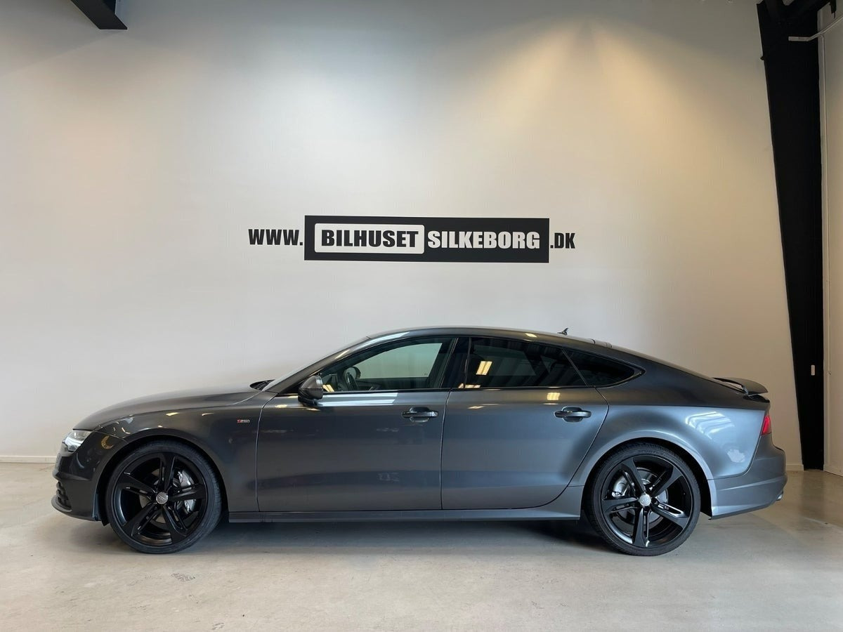 Grå Audi A7 fra 2015