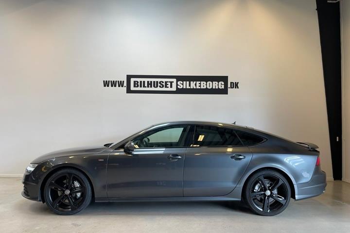 Grå Audi A7 fra 2015