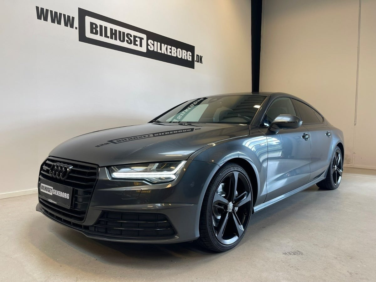 Grå Audi A7 fra 2015