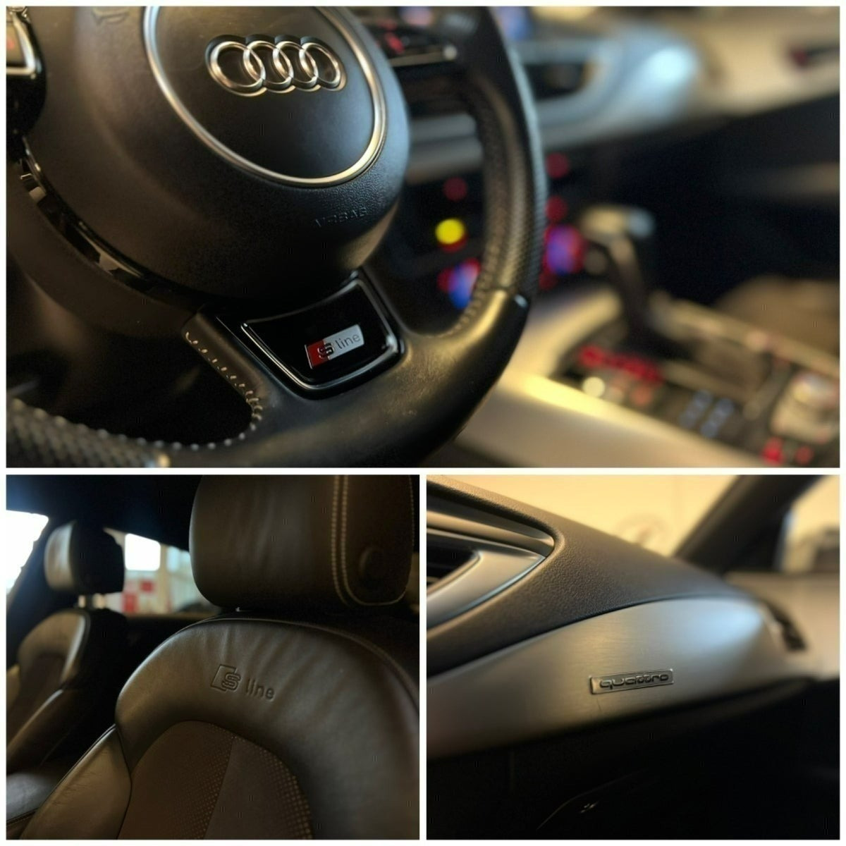 Grå Audi A7 fra 2015