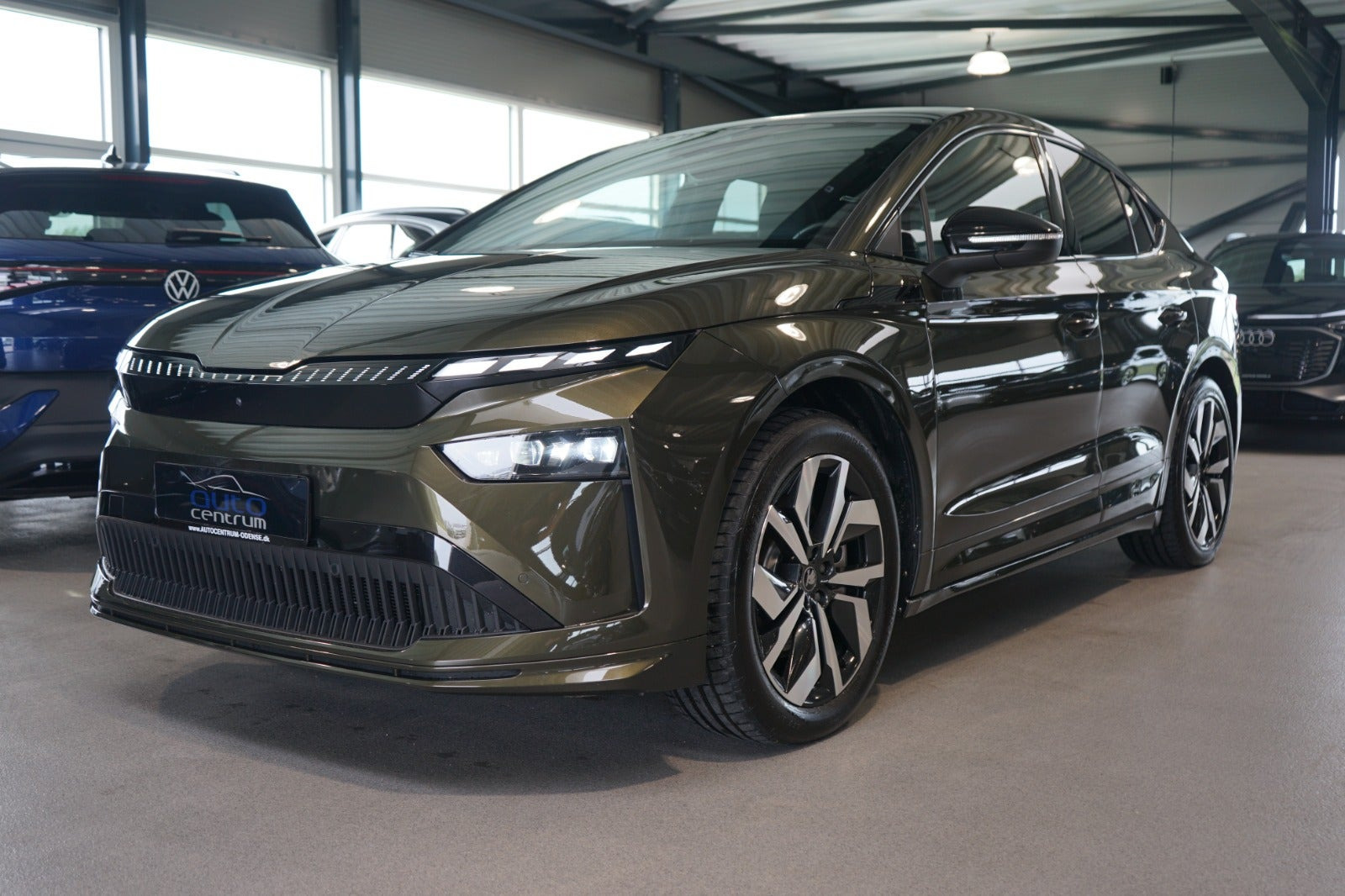 Grøn Skoda Enyaq fra 2026