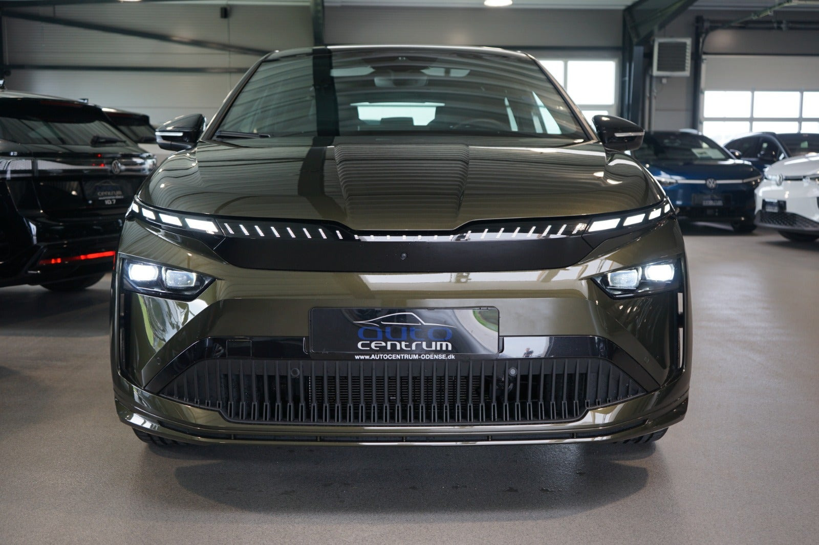 Grøn Skoda Enyaq fra 2026