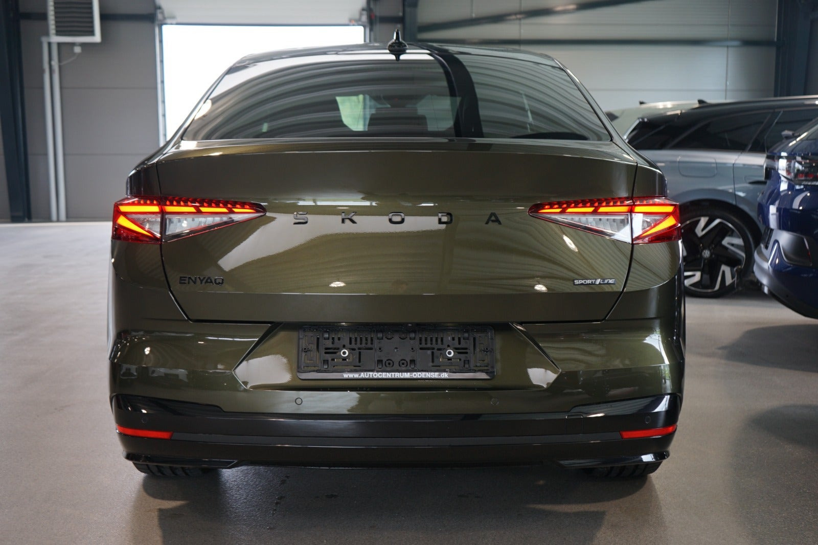 Grøn Skoda Enyaq fra 2026