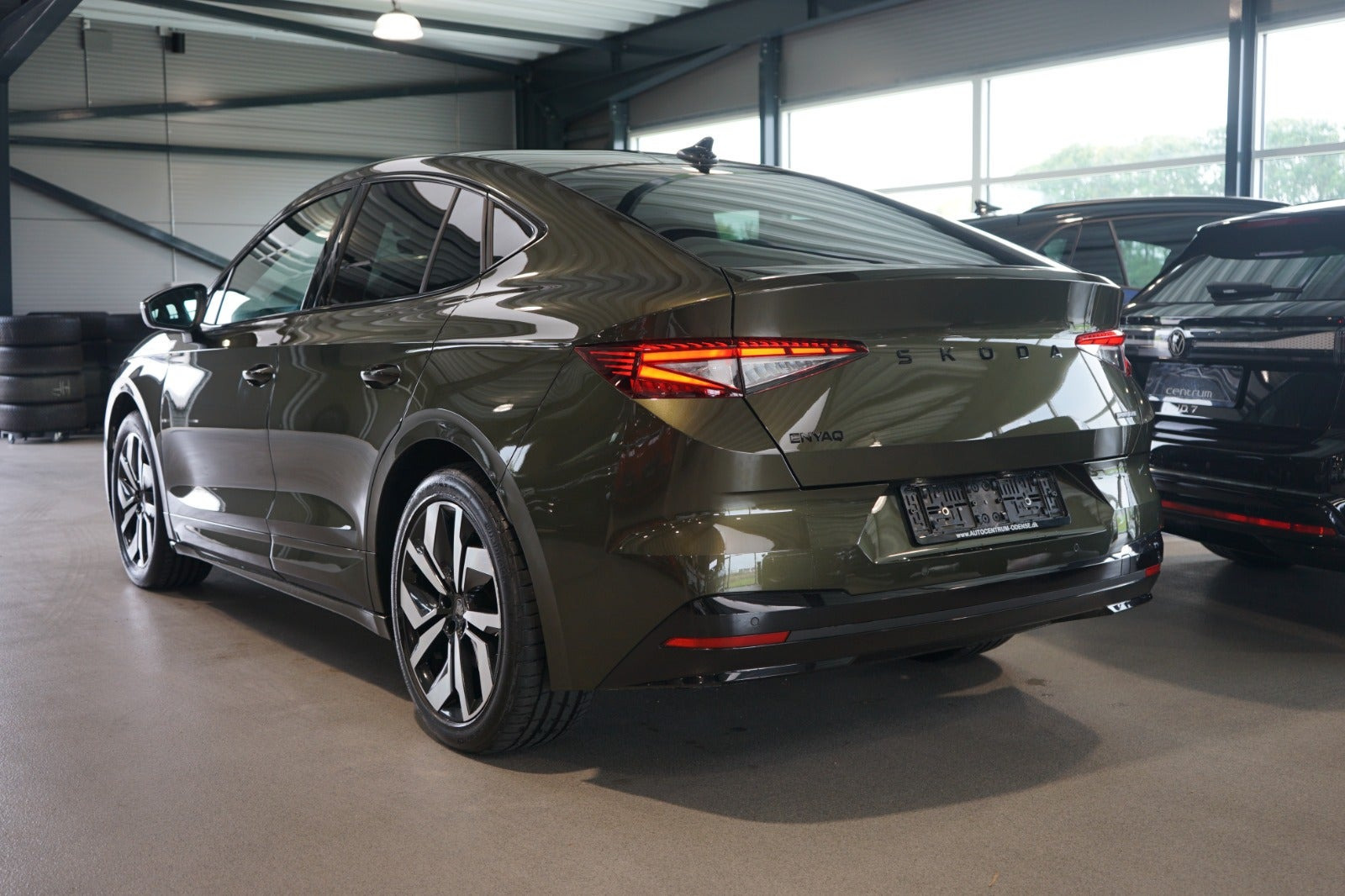 Grøn Skoda Enyaq fra 2026