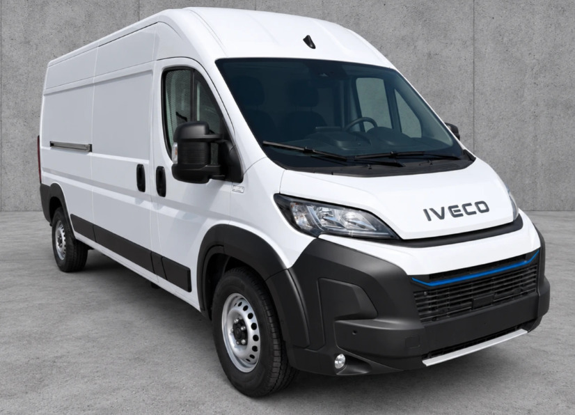 Hvid Iveco eSuperJolly fra 2026