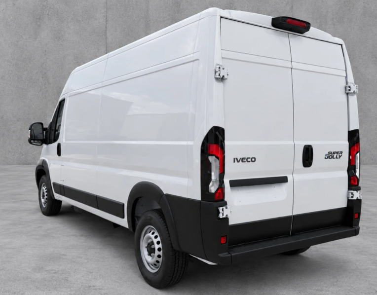 Hvid Iveco eSuperJolly fra 2026