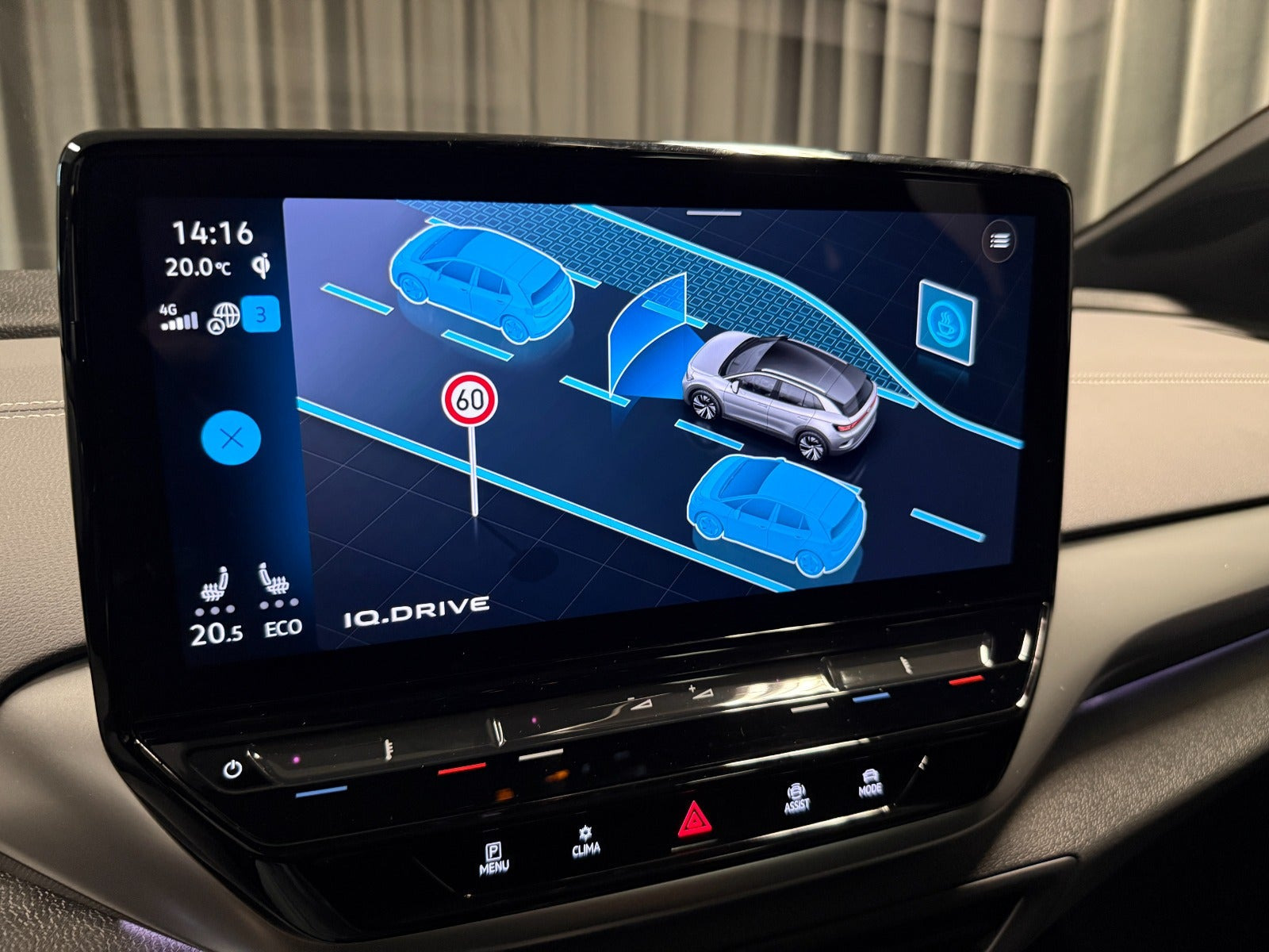 Grå VW ID.4 fra 2023