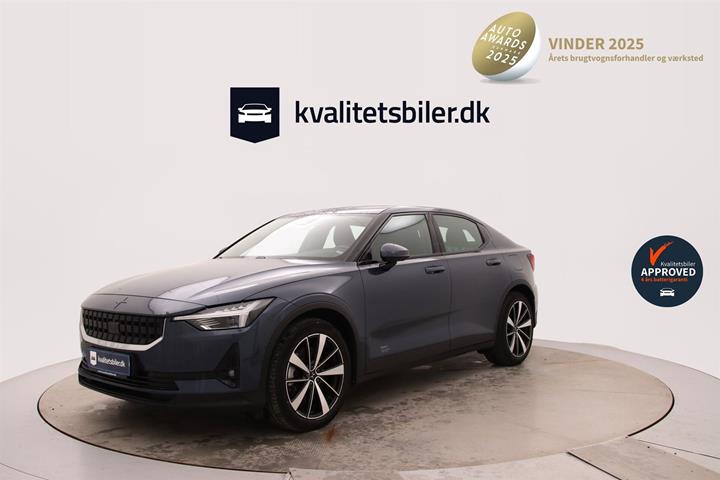 Blå Polestar 2 fra 2022