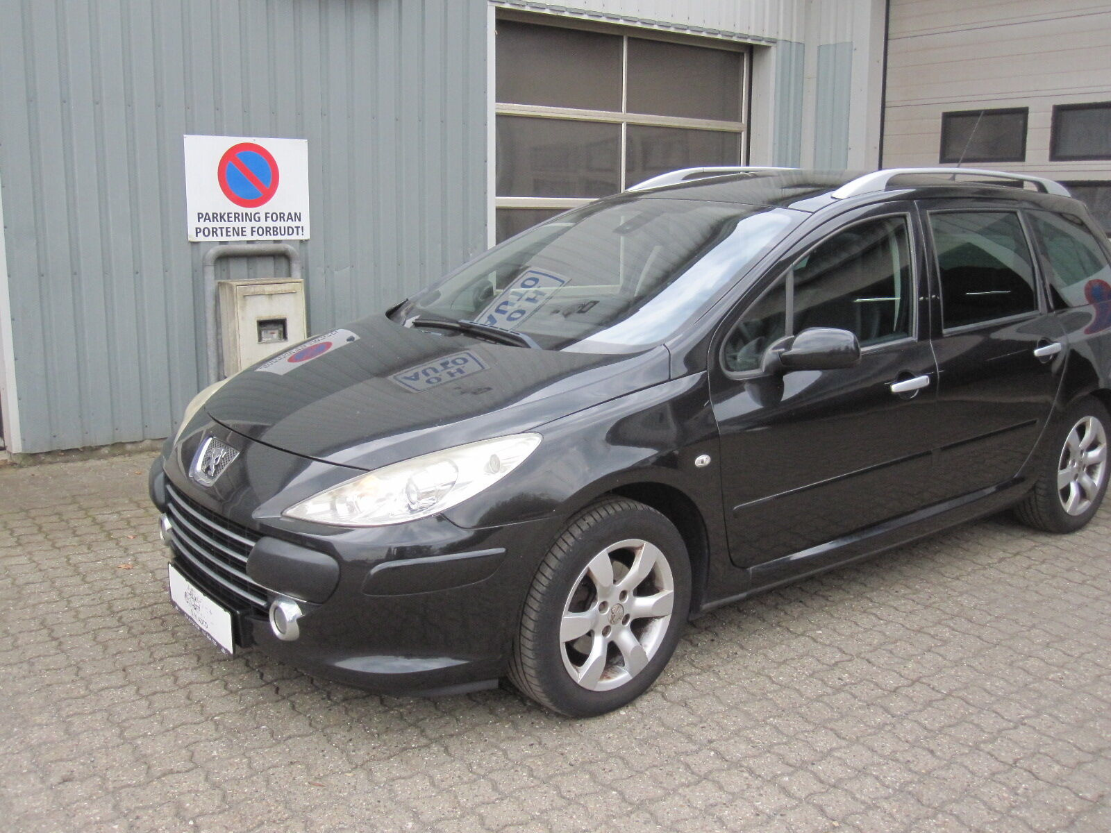 Sort Peugeot 307 fra 2007