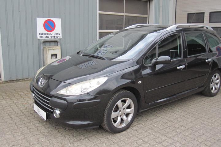 Sort Peugeot 307 fra 2007