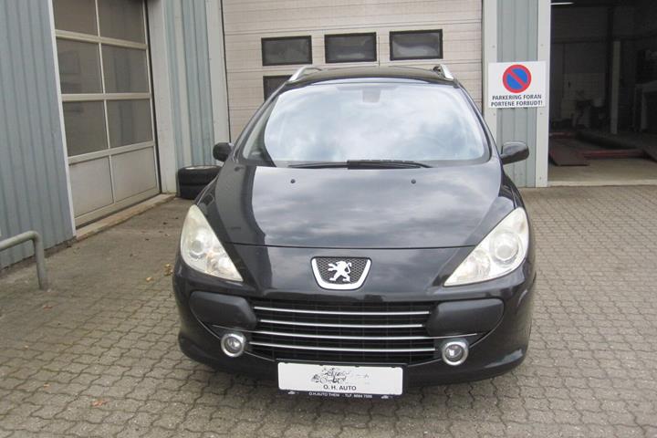 Sort Peugeot 307 fra 2007