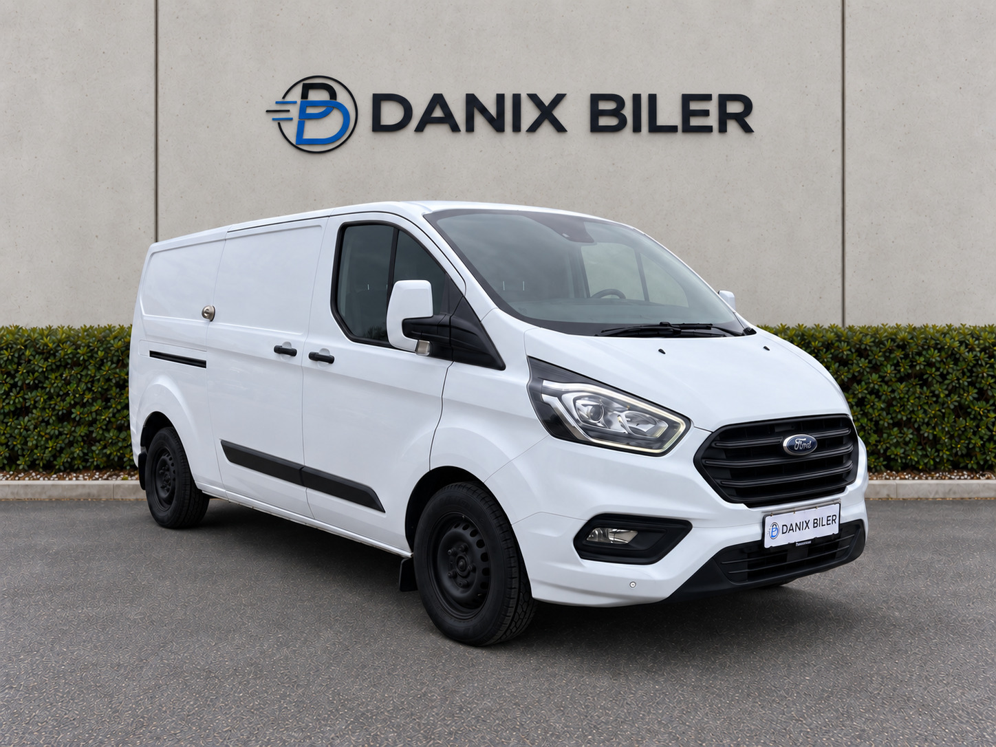 Hvid Ford Transit Custom 300 L2 fra 2019