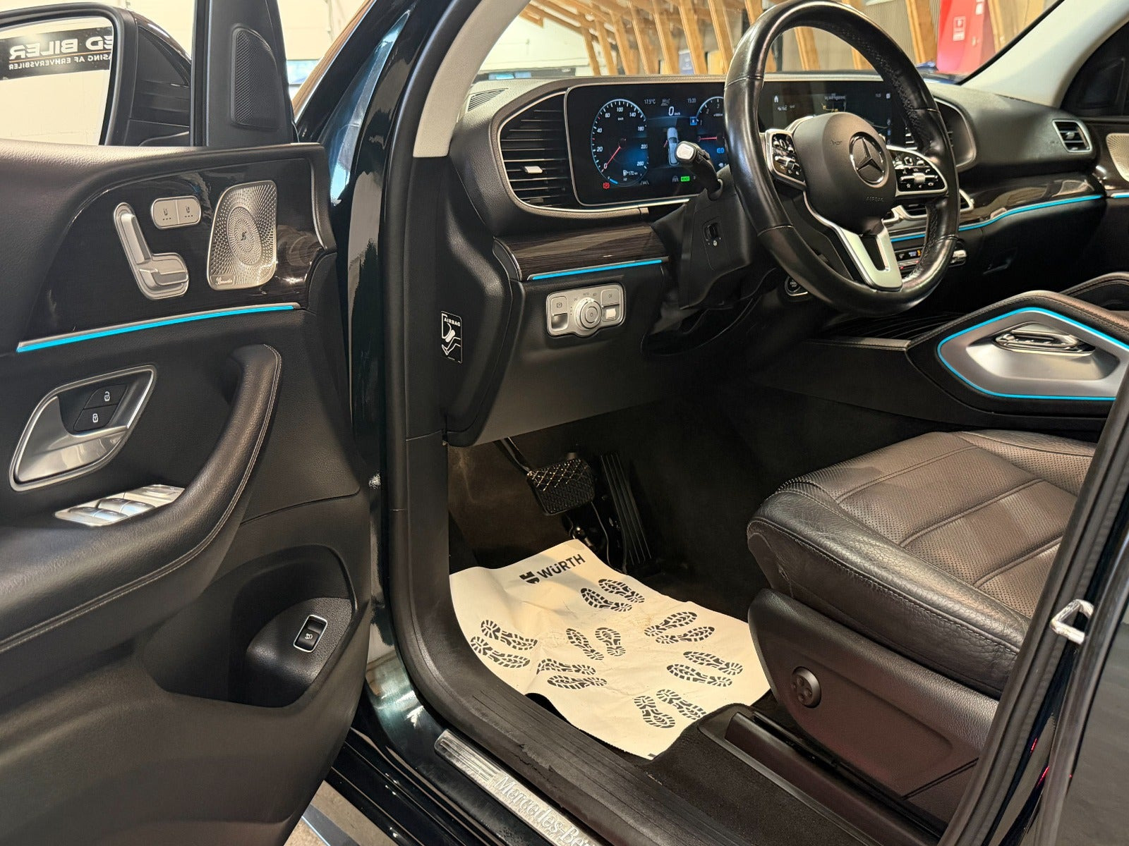 Grøn Mercedes GLE350 de fra 2022