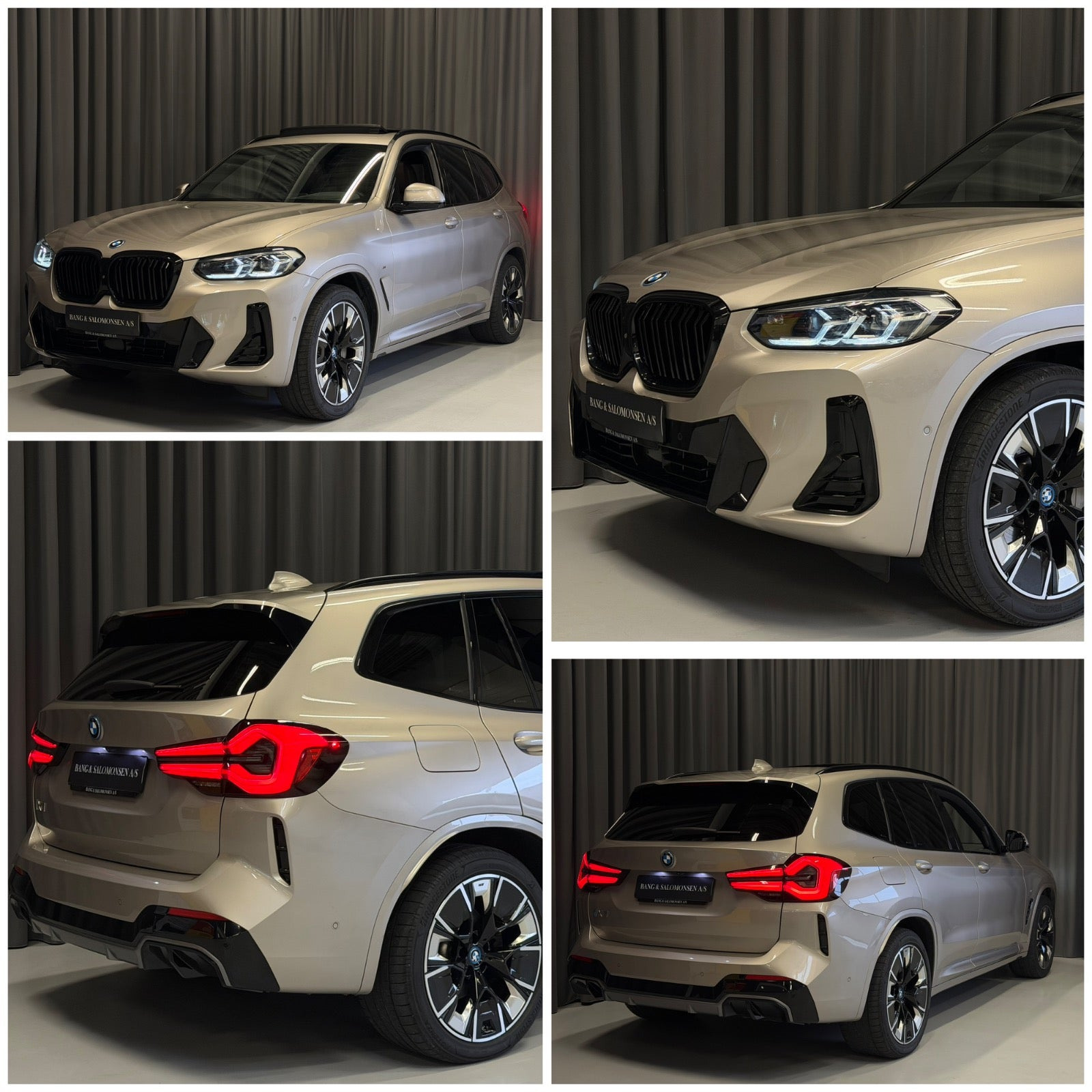 Orange BMW iX3 fra 2023