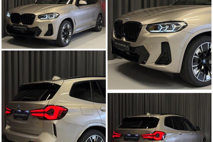 Orange BMW iX3 fra 2023