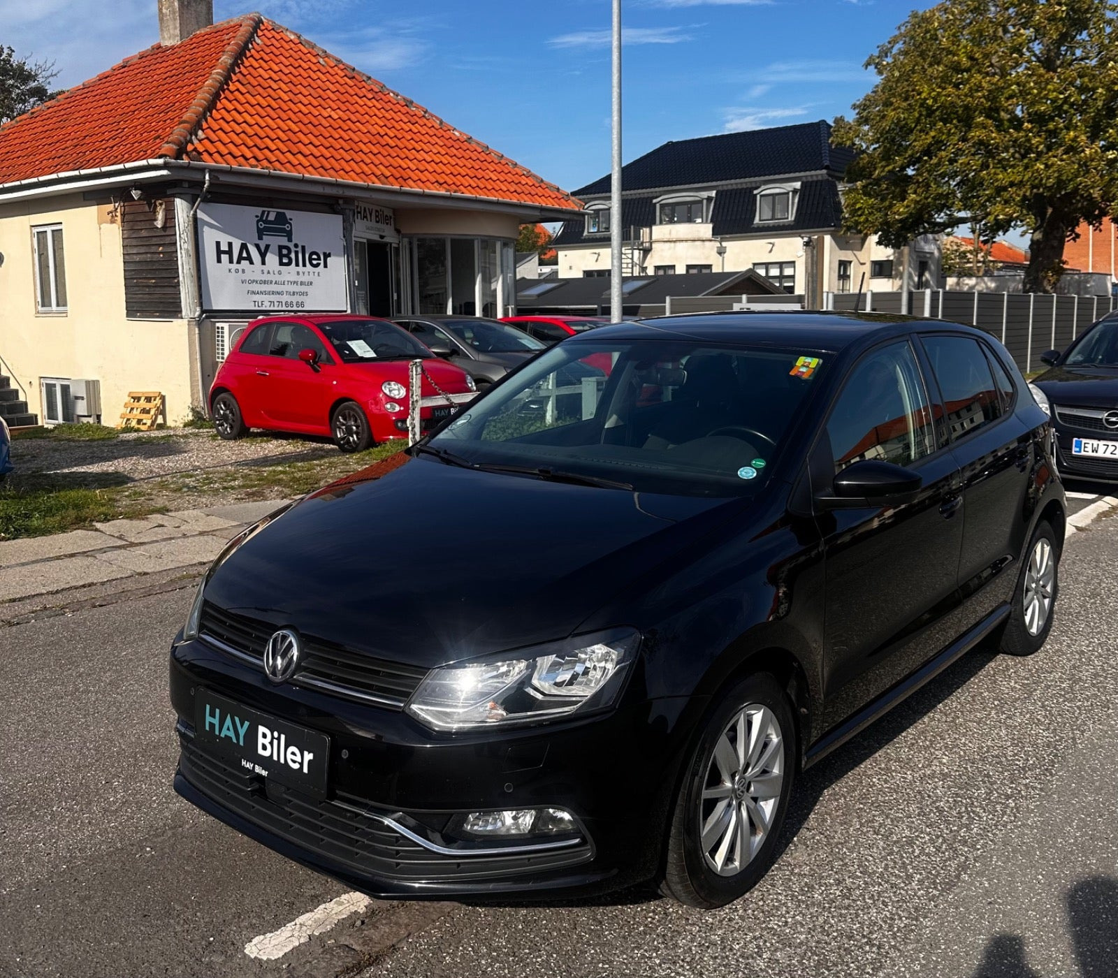 Sort VW Polo fra 2017