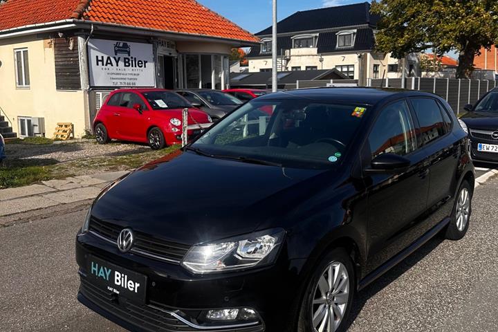 Sort VW Polo fra 2017