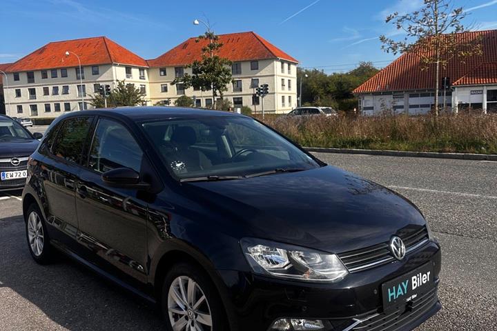 Sort VW Polo fra 2017