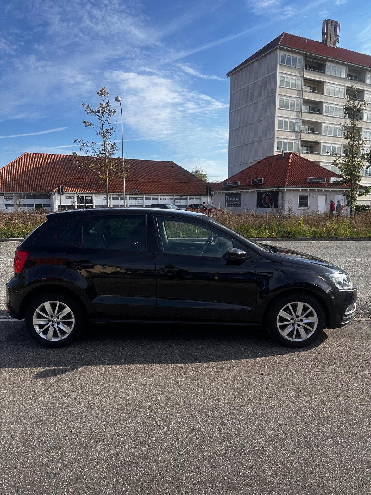 Sort VW Polo fra 2017