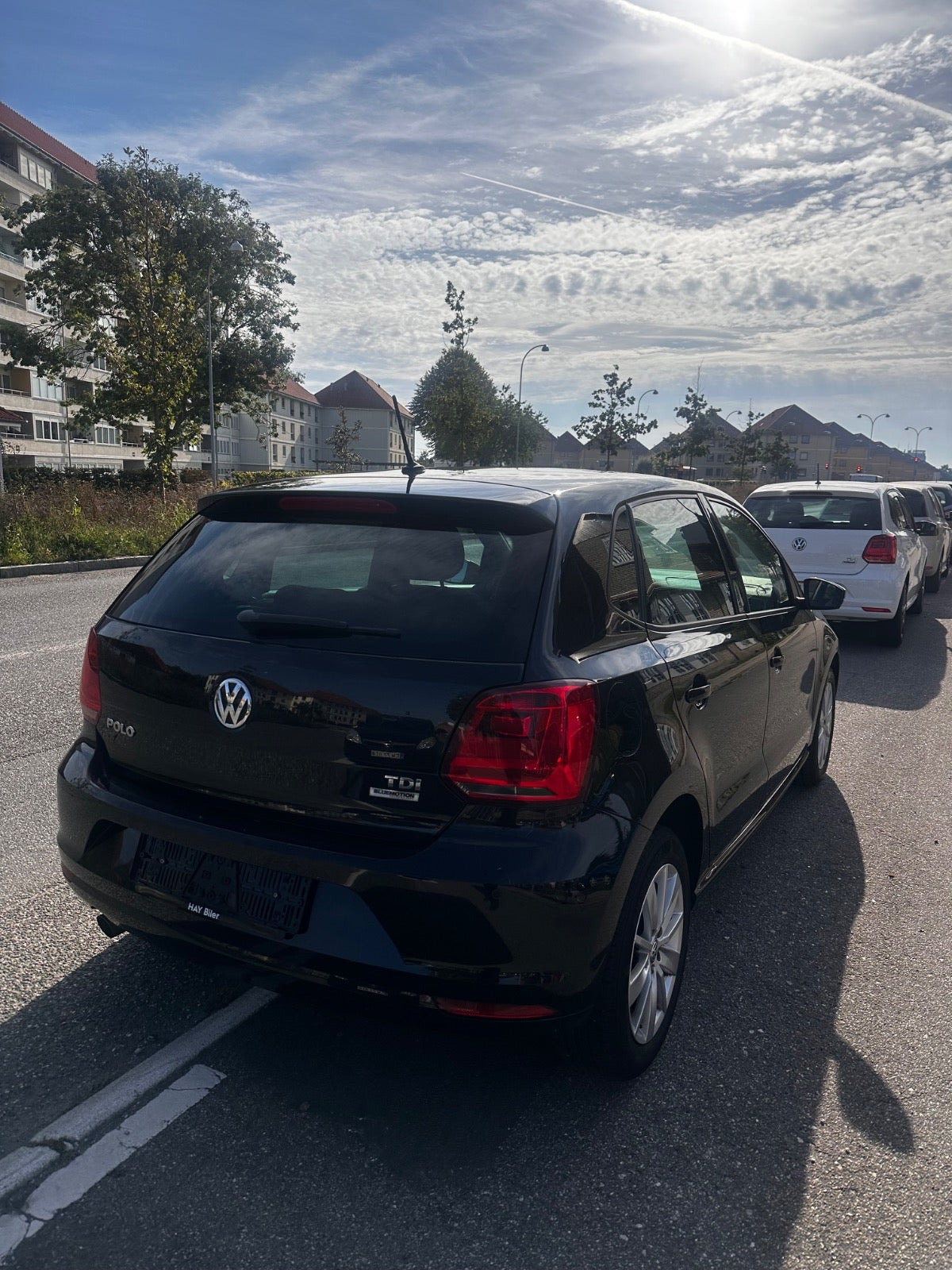 Sort VW Polo fra 2017