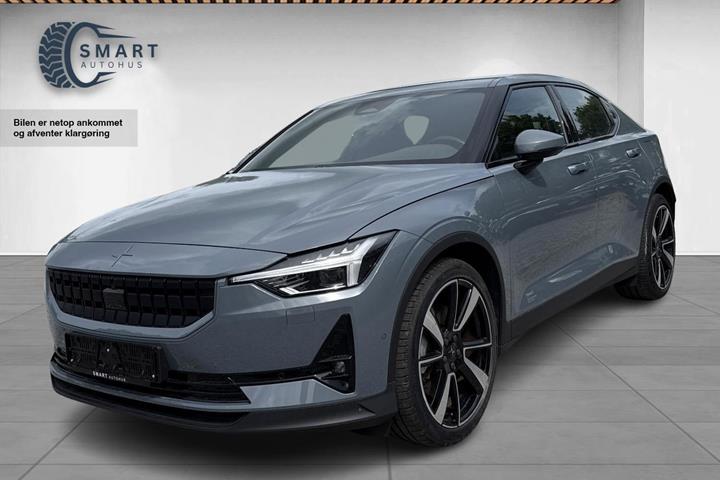 Blå Polestar 2 fra 2021