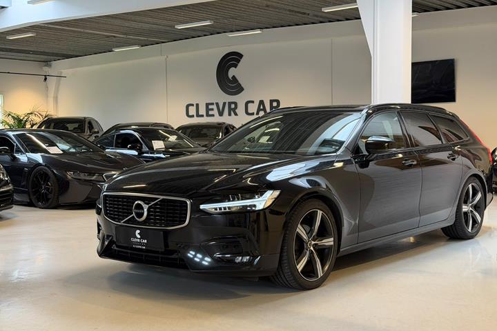 Sort Volvo V90 fra 2019