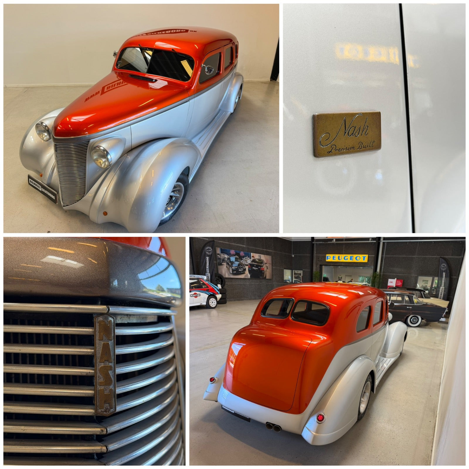 Orange Nash LaFayette fra 1938