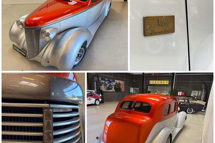 Orange Nash LaFayette fra 1938