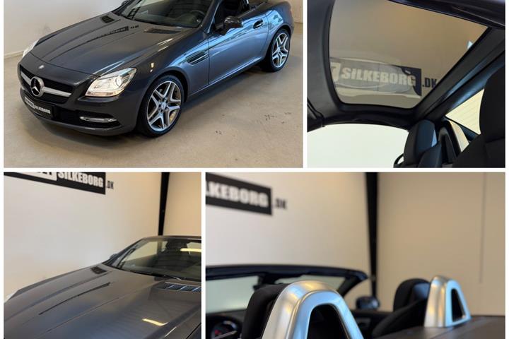 Grå Mercedes SLK200 fra 2012