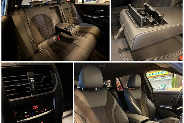 Sort BMW 330e fra 2023