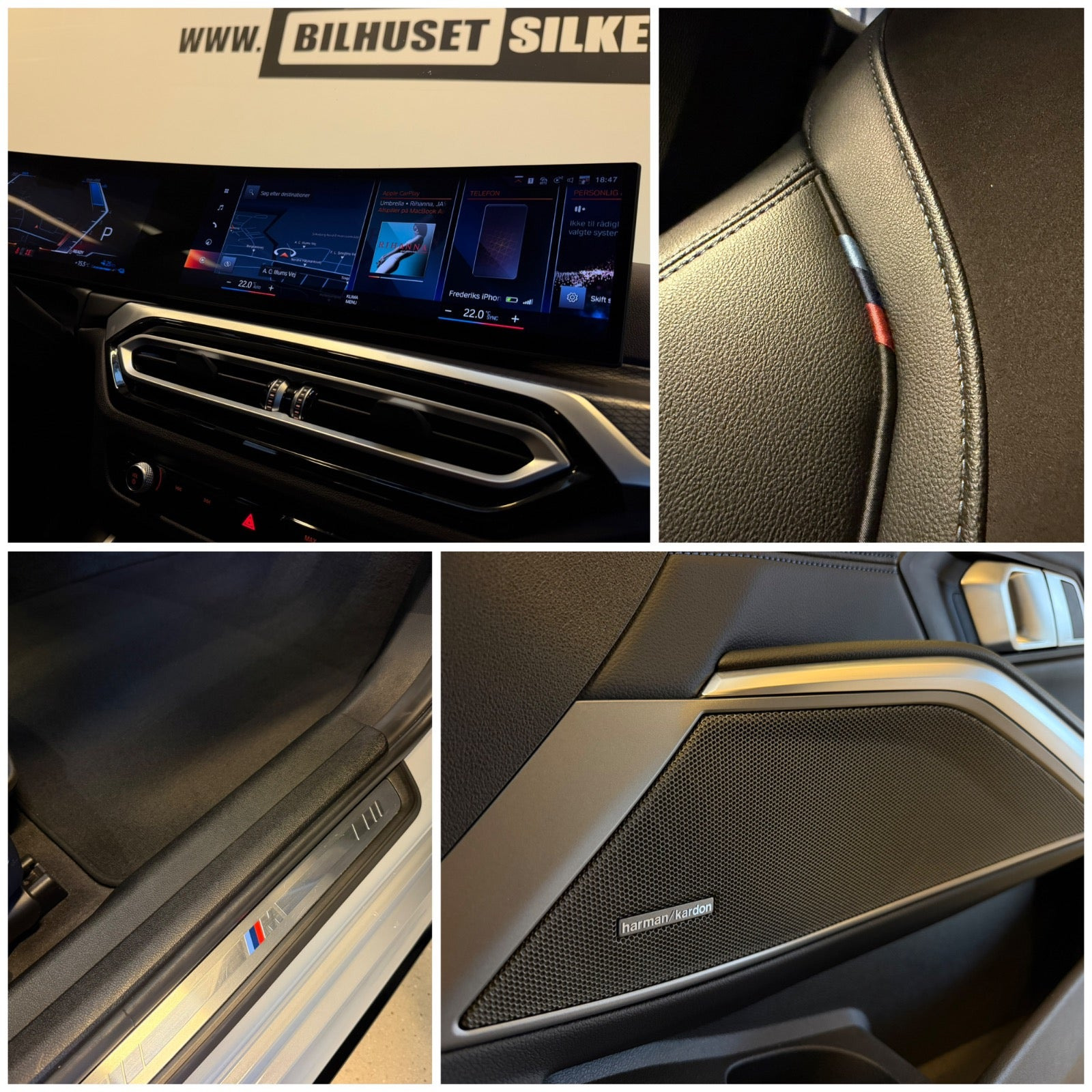 Sort BMW 330e fra 2023