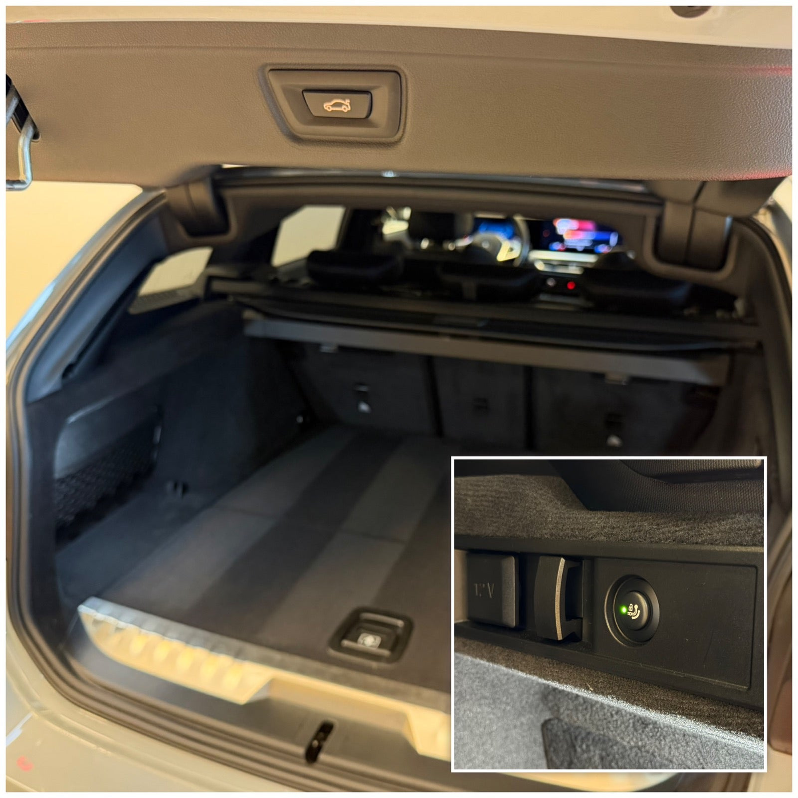 Sort BMW 330e fra 2023