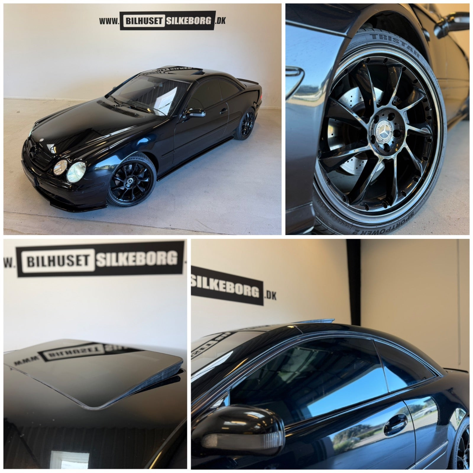Brun Mercedes CL500 fra 2000