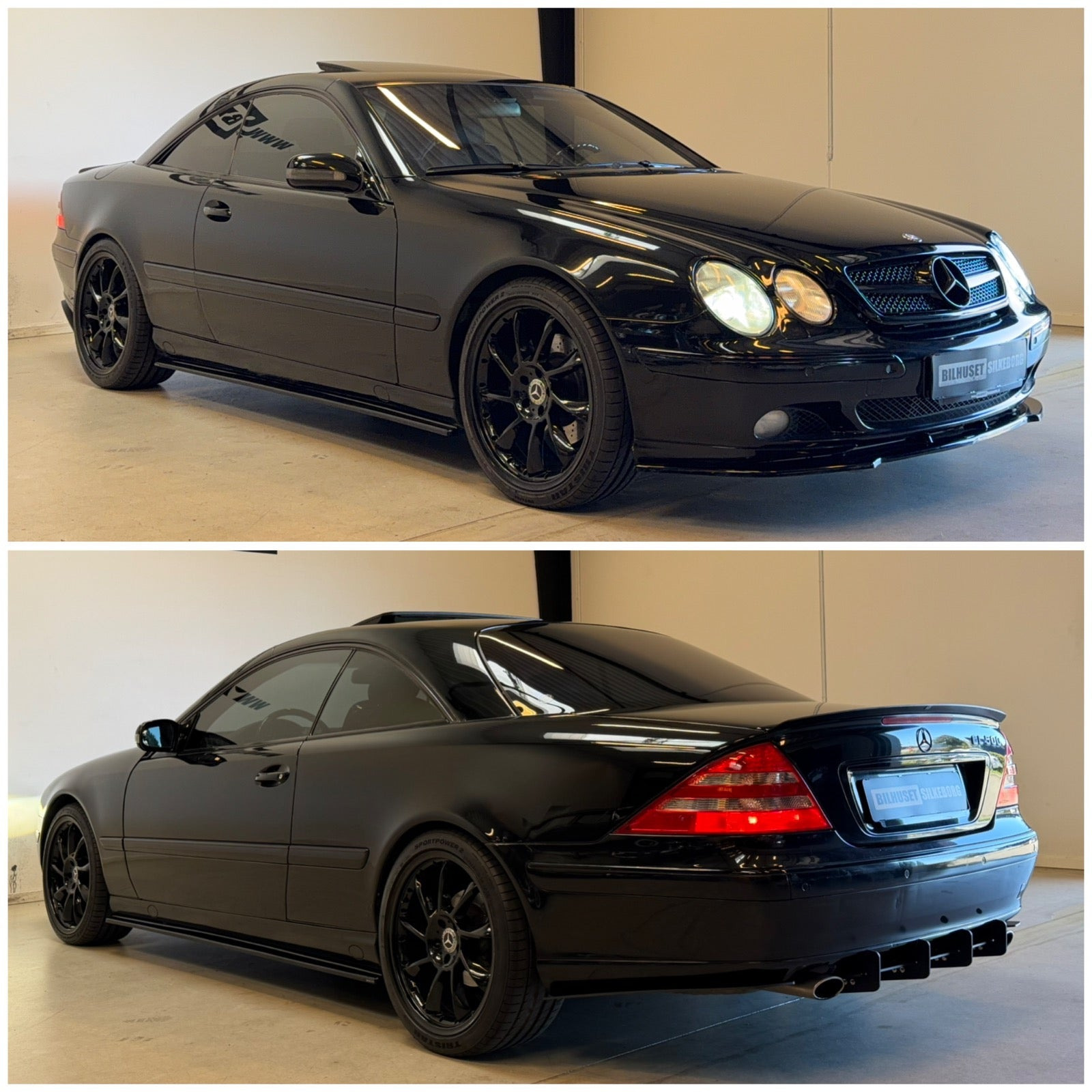 Brun Mercedes CL500 fra 2000