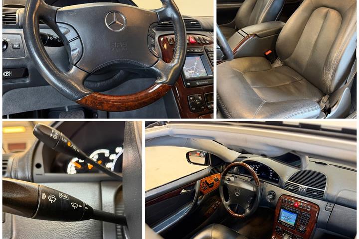 Brun Mercedes CL500 fra 2000